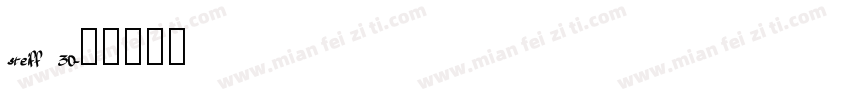steiff 30字体转换